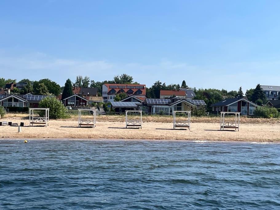 Haus Bernsteinsee Mit Goitzsche-Schnuppersegeln Friedersdorf  Bagian luar foto